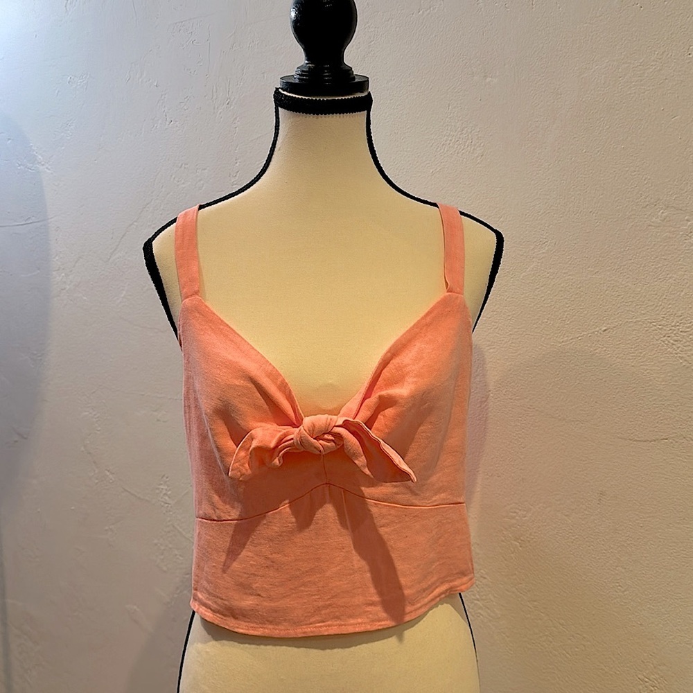 Universal Thread Target Coral Tank Multi Strap Wear Tie Front Size Large